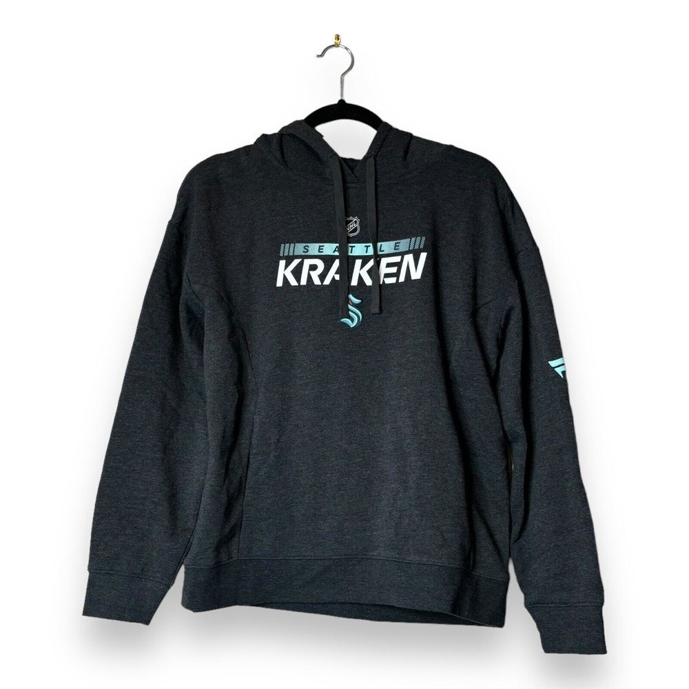 NHL Fanatics Seattle Kraken Hoodie Pullover Men's M Gray MSRP $70